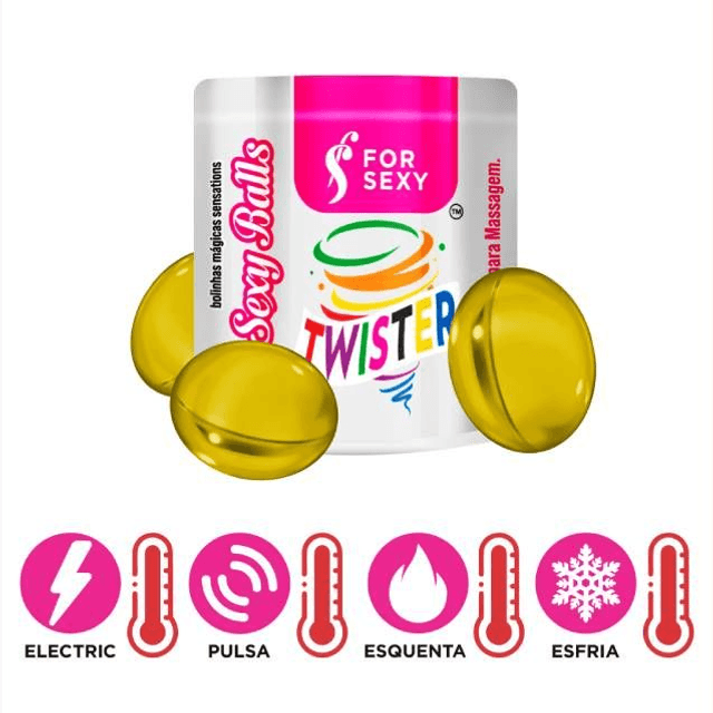 Bolinhas Explosivas Excitantes Twister