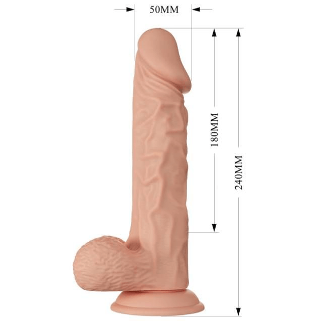 Pênis 18x5cm Dupla Camada Vibro