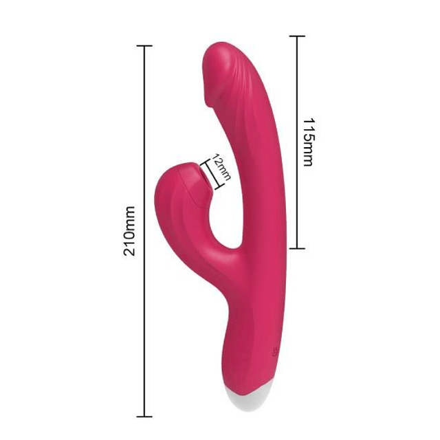 Vibrador Ponto G com Pulsador de Clitóris