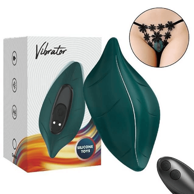 Vibrador de Calcinha Green Vibrator com Controle Remoto 