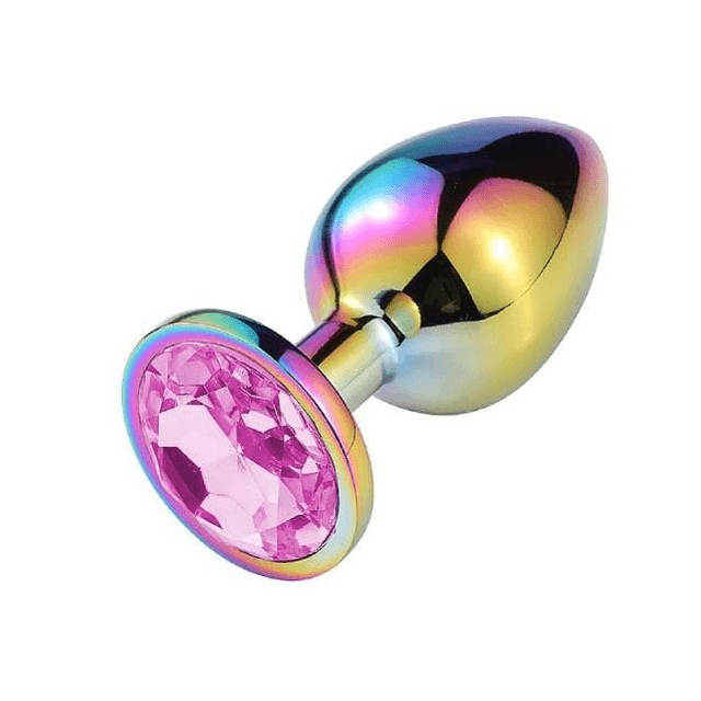 Plug Anal Dourado Grande