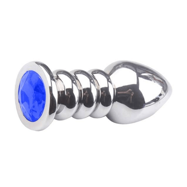 Plug Anal de Metal com Ondulações 
