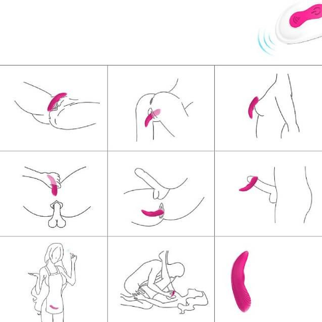 Vibrador de Calcinha com Controle Remoto