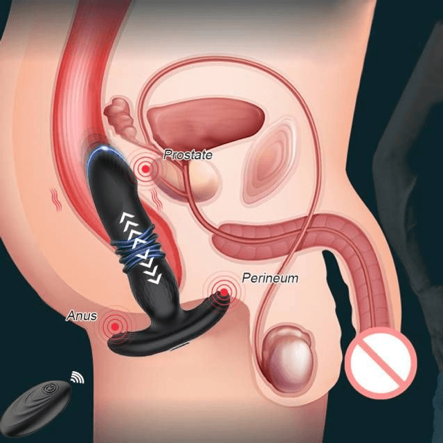 Plug Anal Vai e Vem com Controle Remoto