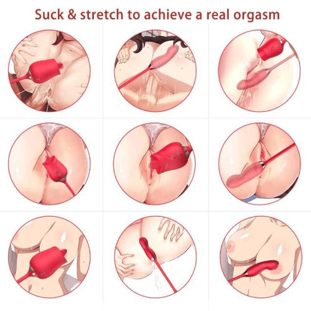 Vibrador Rosinha com Língua e Pulsação
