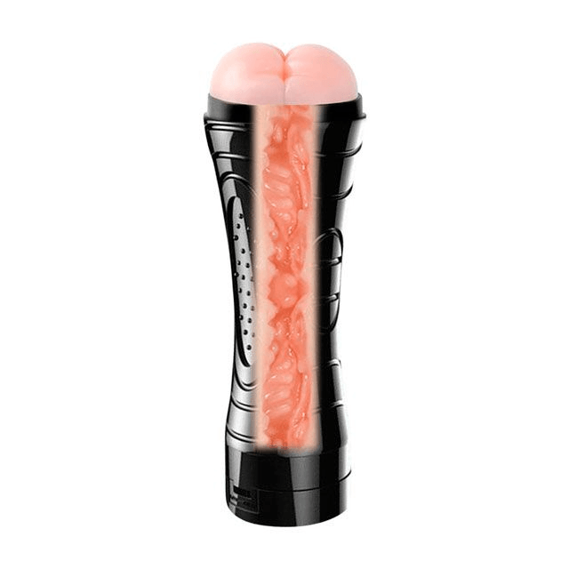 Masturbador Ânus Vibro Formato Lanterna