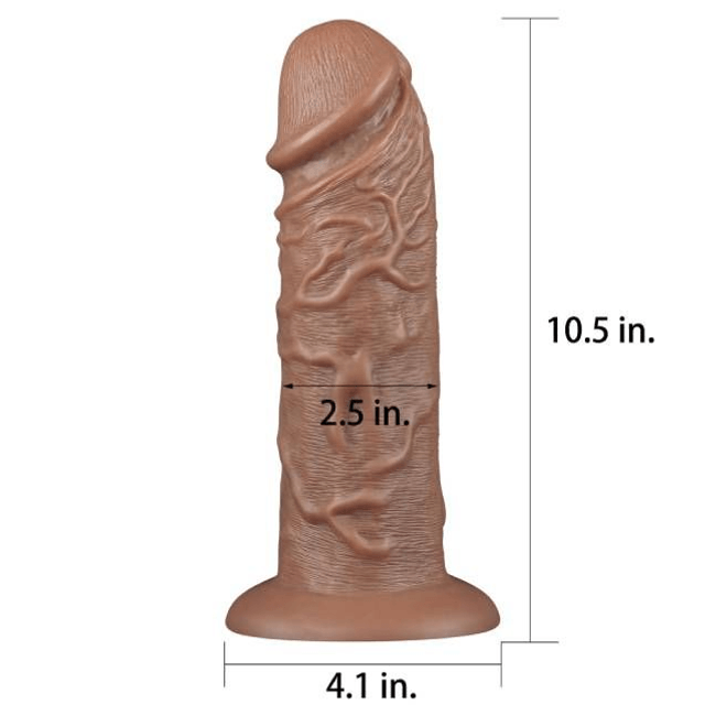 Pênis 22X6,3CM Silicone 