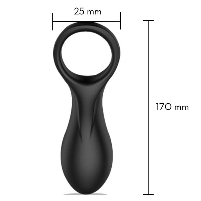 Anel Peniano Vibro com Estimulador Clitoriano