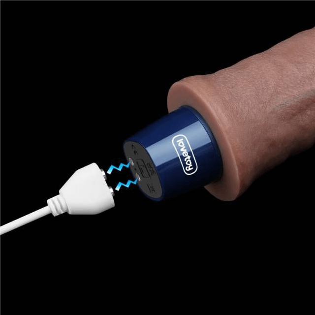 Pênis 22X4CM Silicone Platina Dupla Camada  Vibro 