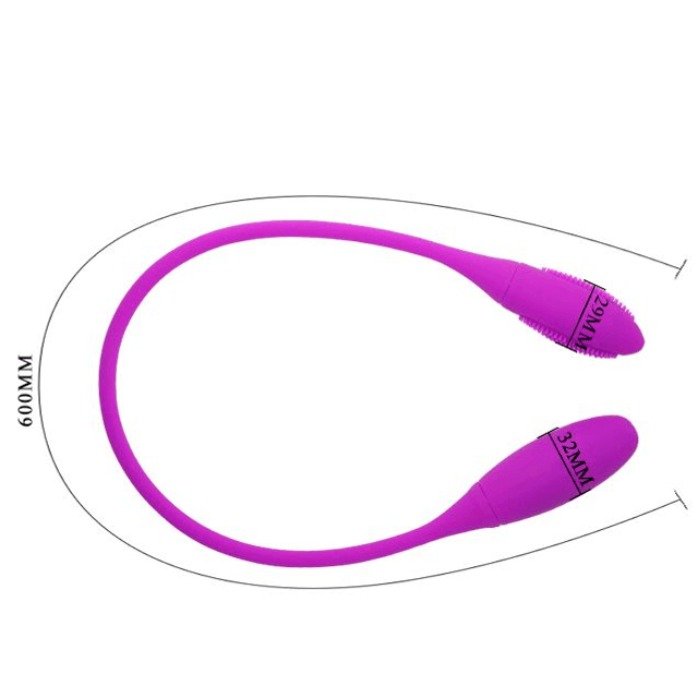 Vibrador Recarregável Duplo Flexível