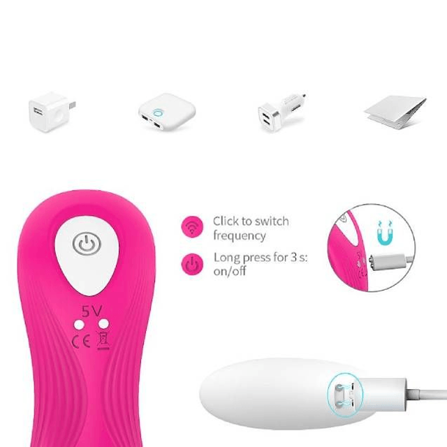 Vibrador de Calcinha com Controle Remoto