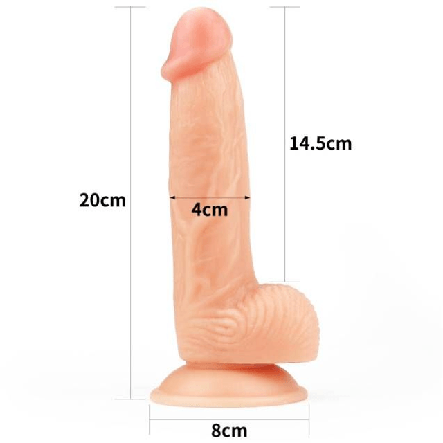 Pênis 14,5X4CM Silicone  