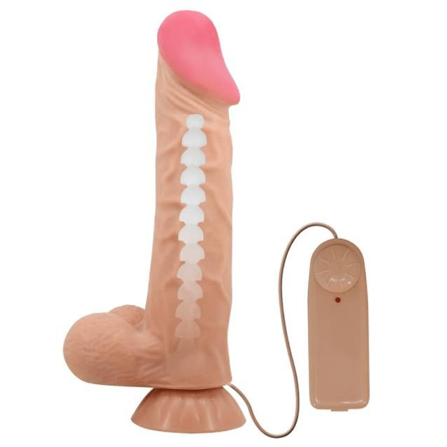 Pênis 17x5cm Pele Deslizante Vibro