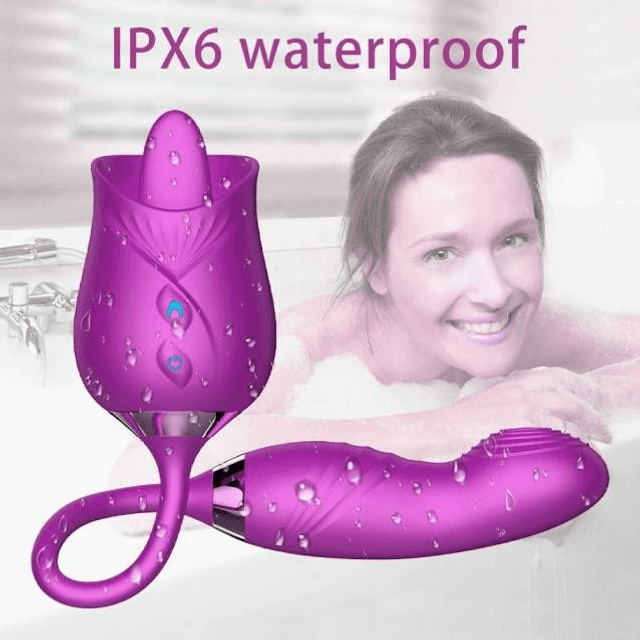 Vibrador Rosinha com Língua e Pulsação