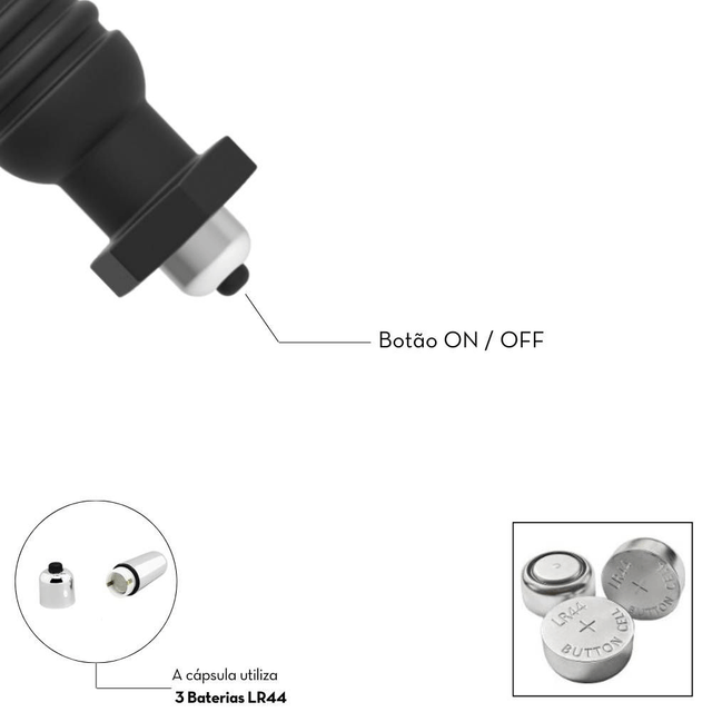Plug Anal com Cápsula Removível