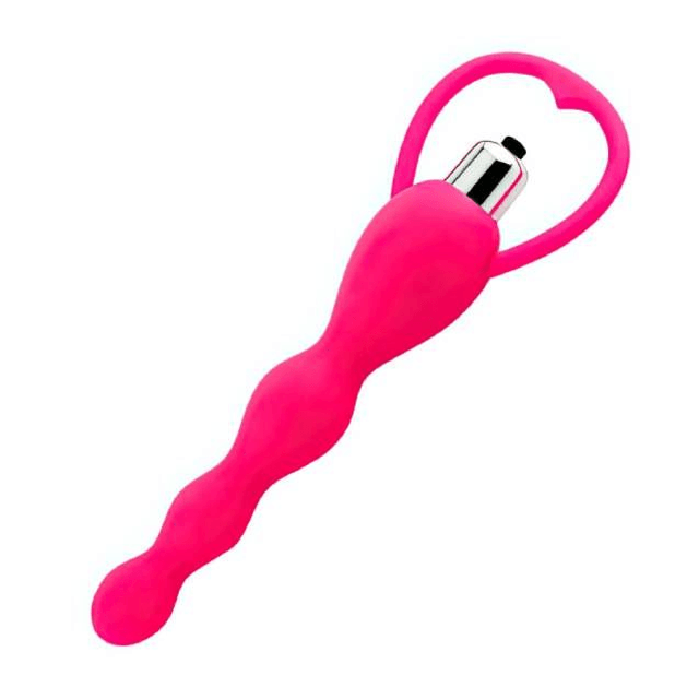 Plug Anal Aveludado Vibro 