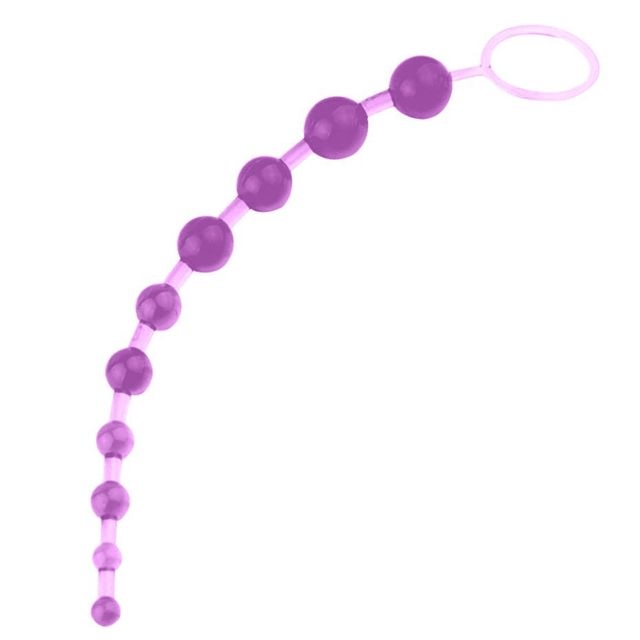 Plug Anal de Silicone com Bolinhas