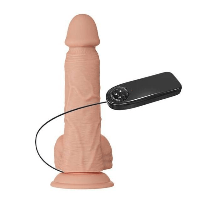Pênis 15,5x4,6cm Silicone Vibro
