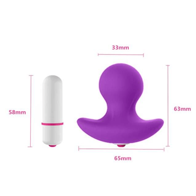 Plug Vibrador Portátil Imaxs com Bullet