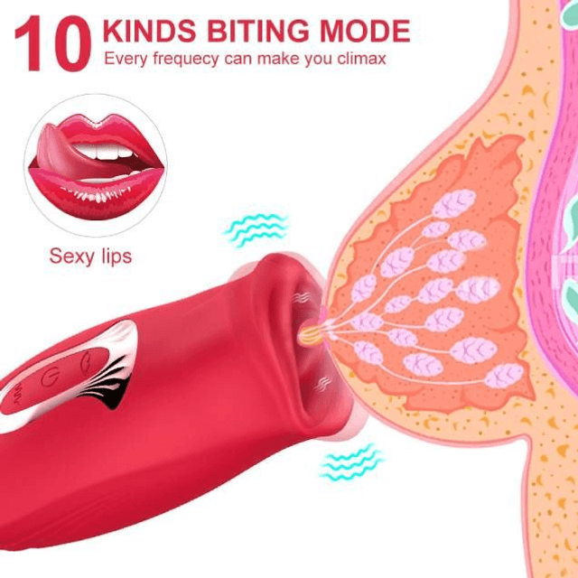 Boca Sugadora de Clitóris com Língua Vibratória