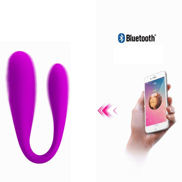 Vibrador Recarregável para Casais Controlado via Bluetooth 