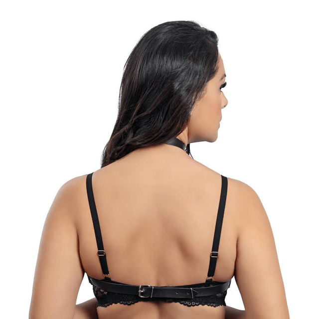 Harness Busto Love com Gargantilha e Correntes