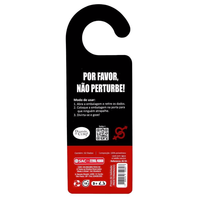 Aviso De Porta com Dados Hétero