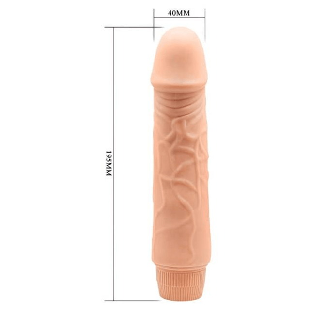 Pênis 16,8x4cm ABS TPR Vibro