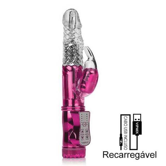 Vibrador Rotativo Recarregável 