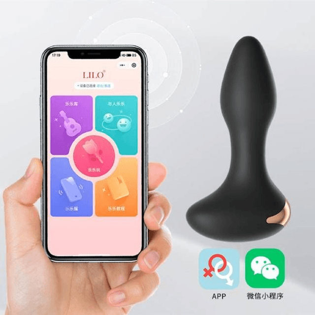 Plug Anal Vibro STR7 Controlado por APP