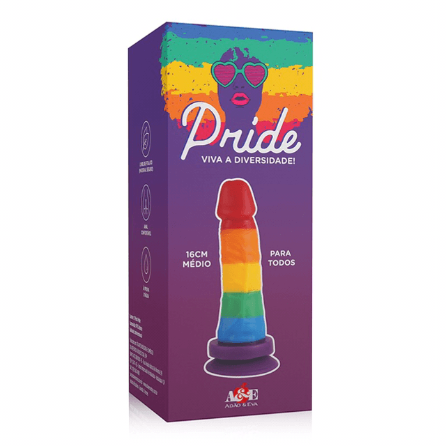 Pênis 15x4,4cm Silicone Pride