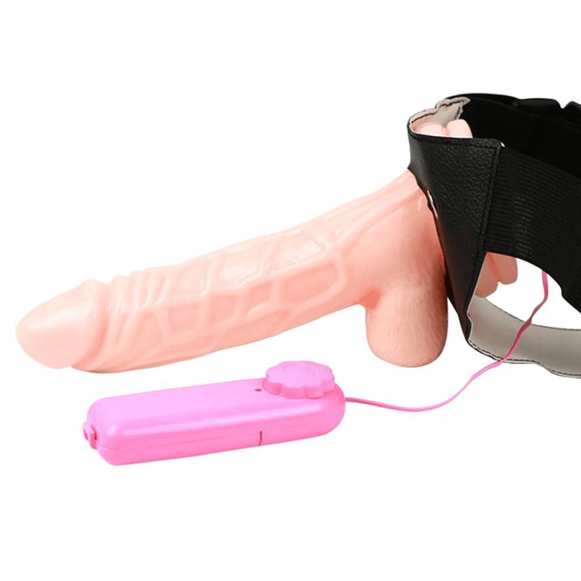 Cinta com Pênis Oco Vibro