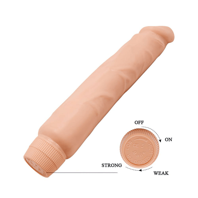 Pênis 22,8x4,9cm ABS TPR Vibro