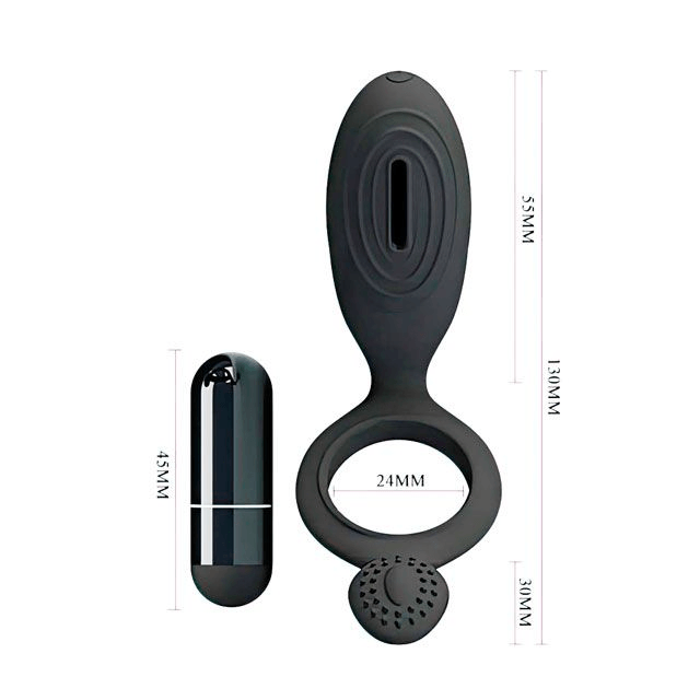 Anel Peniano com Estimulador Clitoriano Vibratório