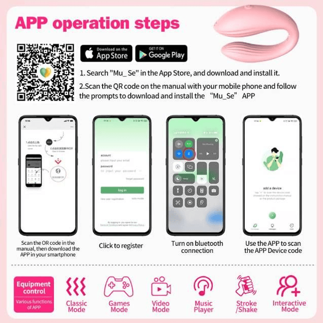 Vibrador de Casal via APP