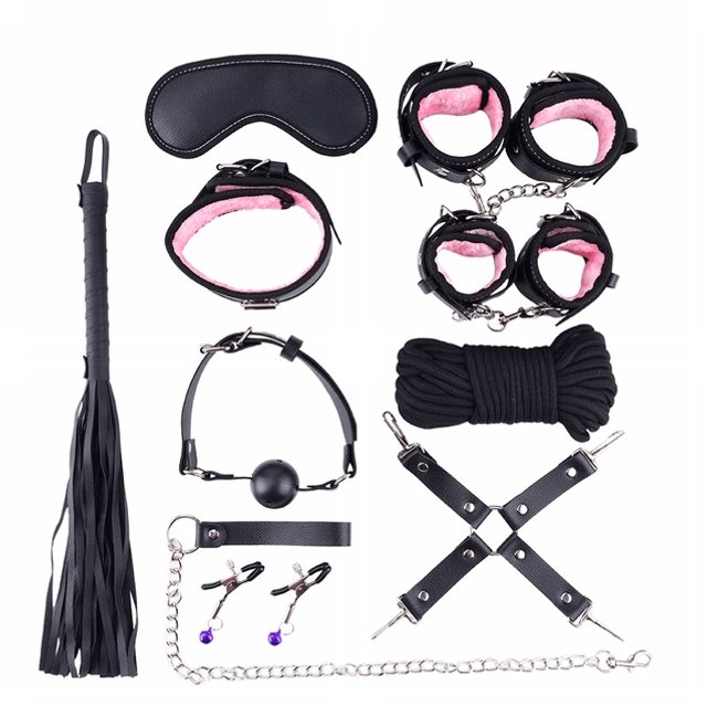 Kit Bondage com 10 Peças