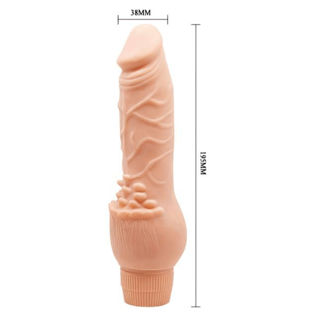 Pênis 16,8x3,8cm ABS TPR Vibro