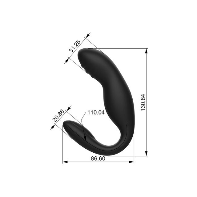 Vibrador de Casal com Controle Remoto