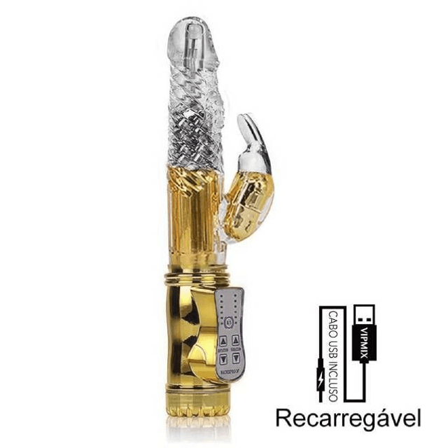 Vibrador Rotativo Recarregável 