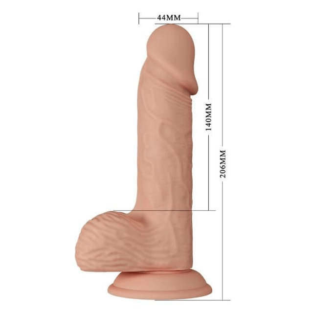 Pênis 14x4,4cm Dupla Camada Vibro