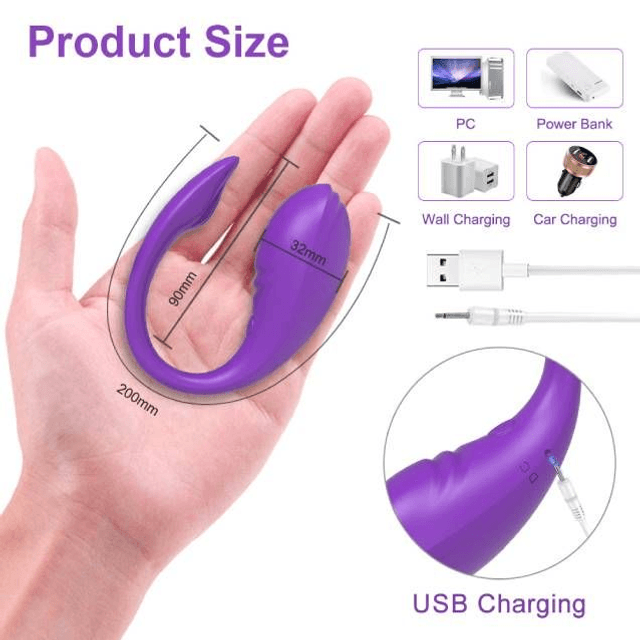 Vibrador de Casal Controlado por Aplicativo