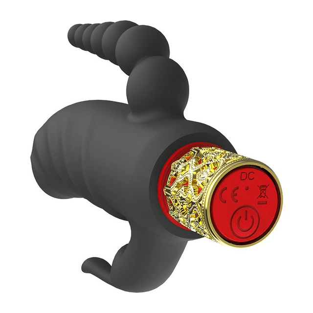 Vibrador Triplo Prazer com Bullet Removível