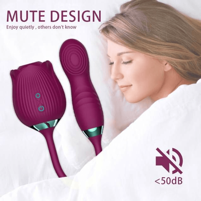 Vibrador Rosinha com Dupla Pulsação 