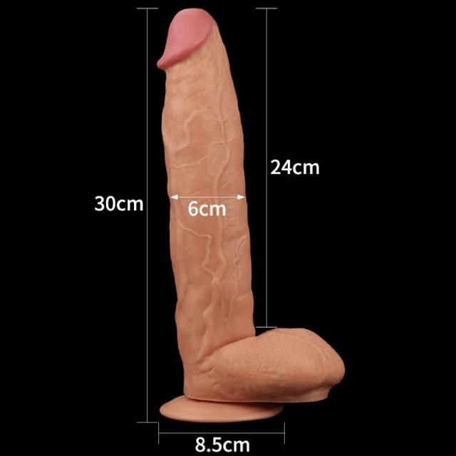 Pênis 24X6CM Silicone  