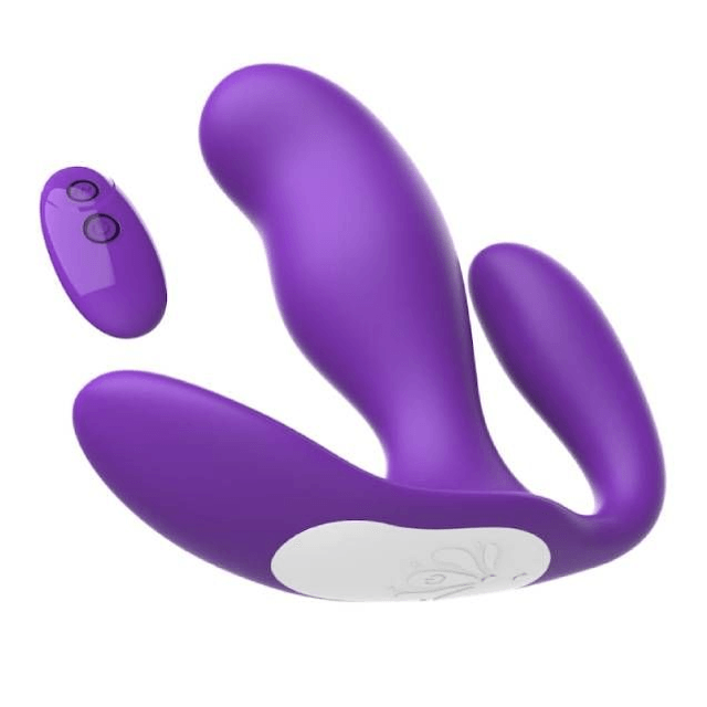 Plug Anal Triplo Prazer com Controle Remoto