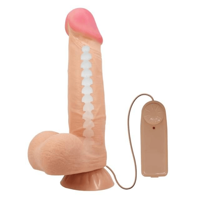Pênis 17x4,6cm Pele Deslizante Vibro