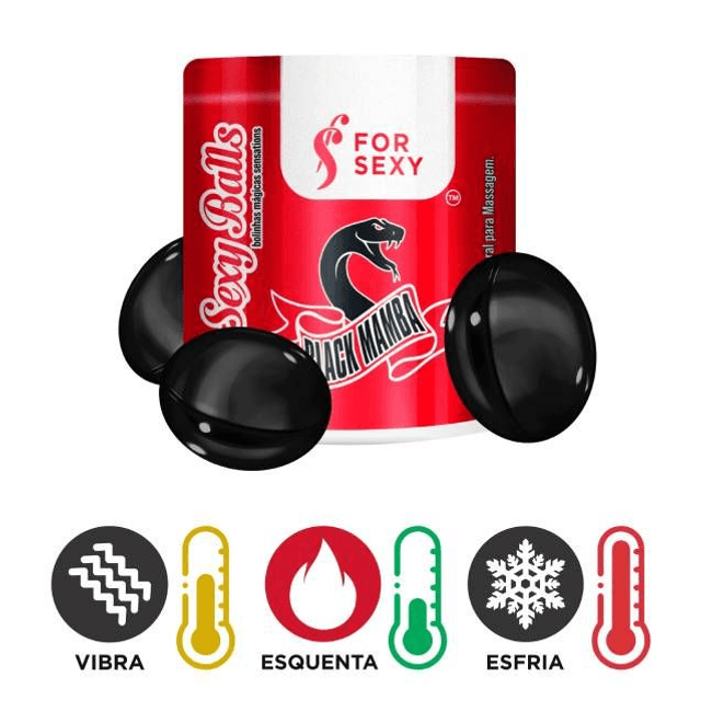 Bolinhas Explosivas Excitantes  Black Mamba