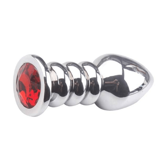 Plug Anal de Metal com Ondulações 
