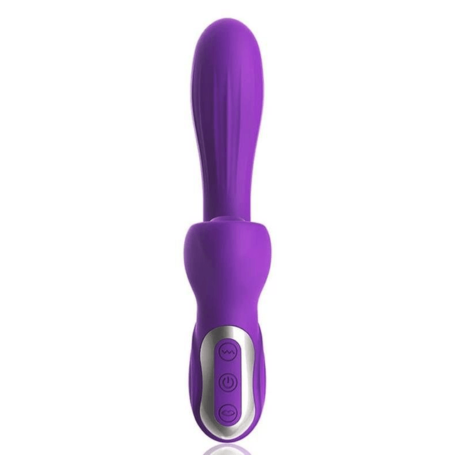 Vibrador Ponto G com Estimulador Clitoriano 