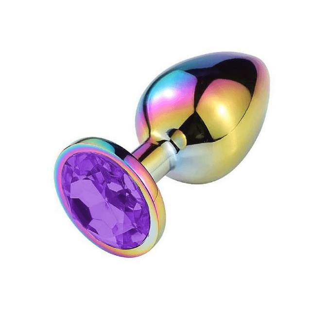 Plug Anal Dourado Grande